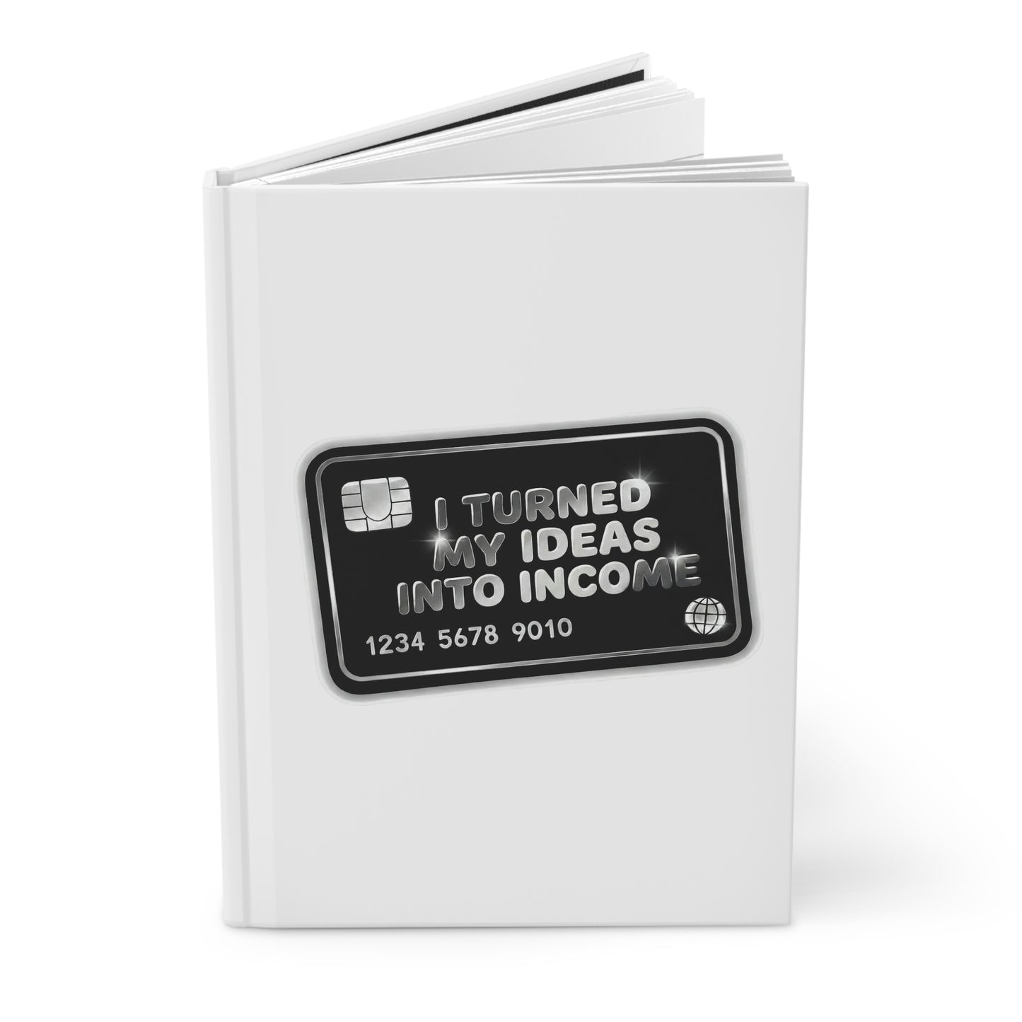 I turned my ideas into income Hardcover Journal