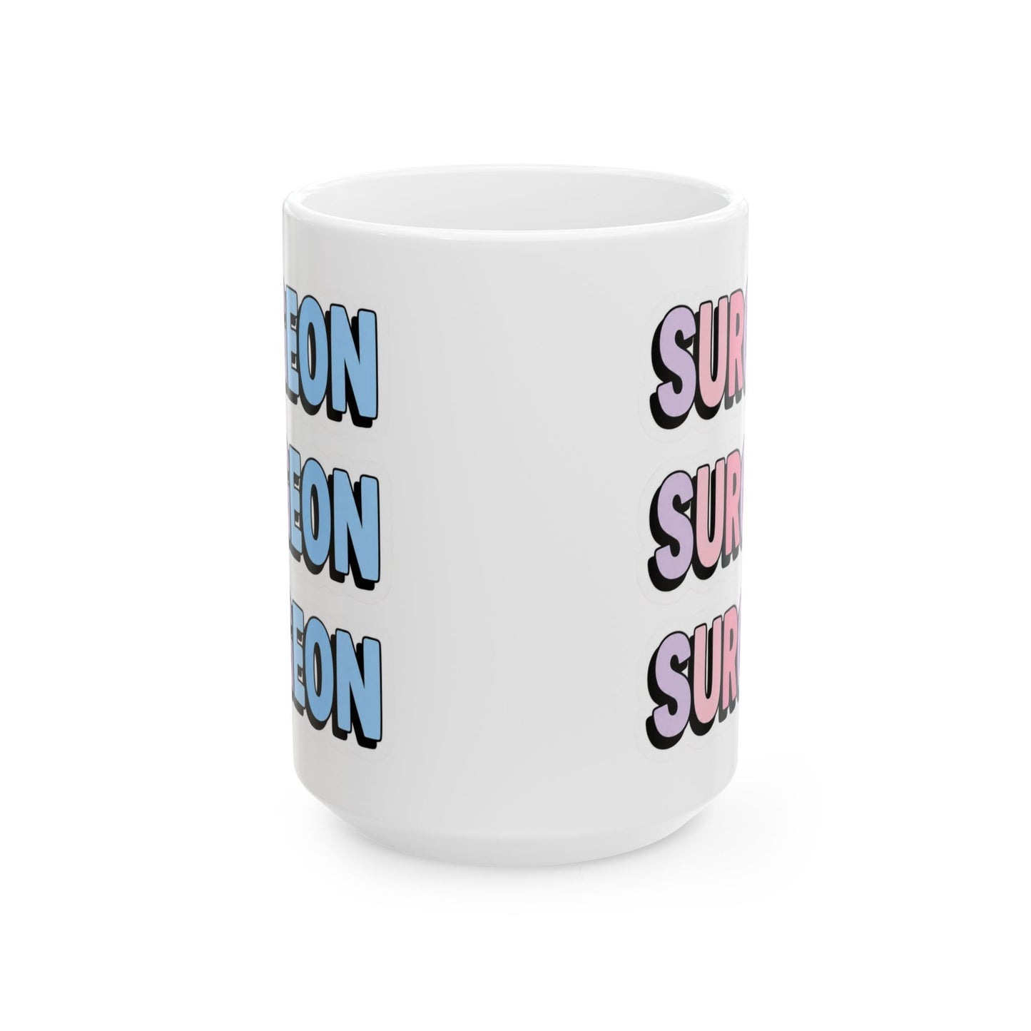 SURGEON faux sticker Mug