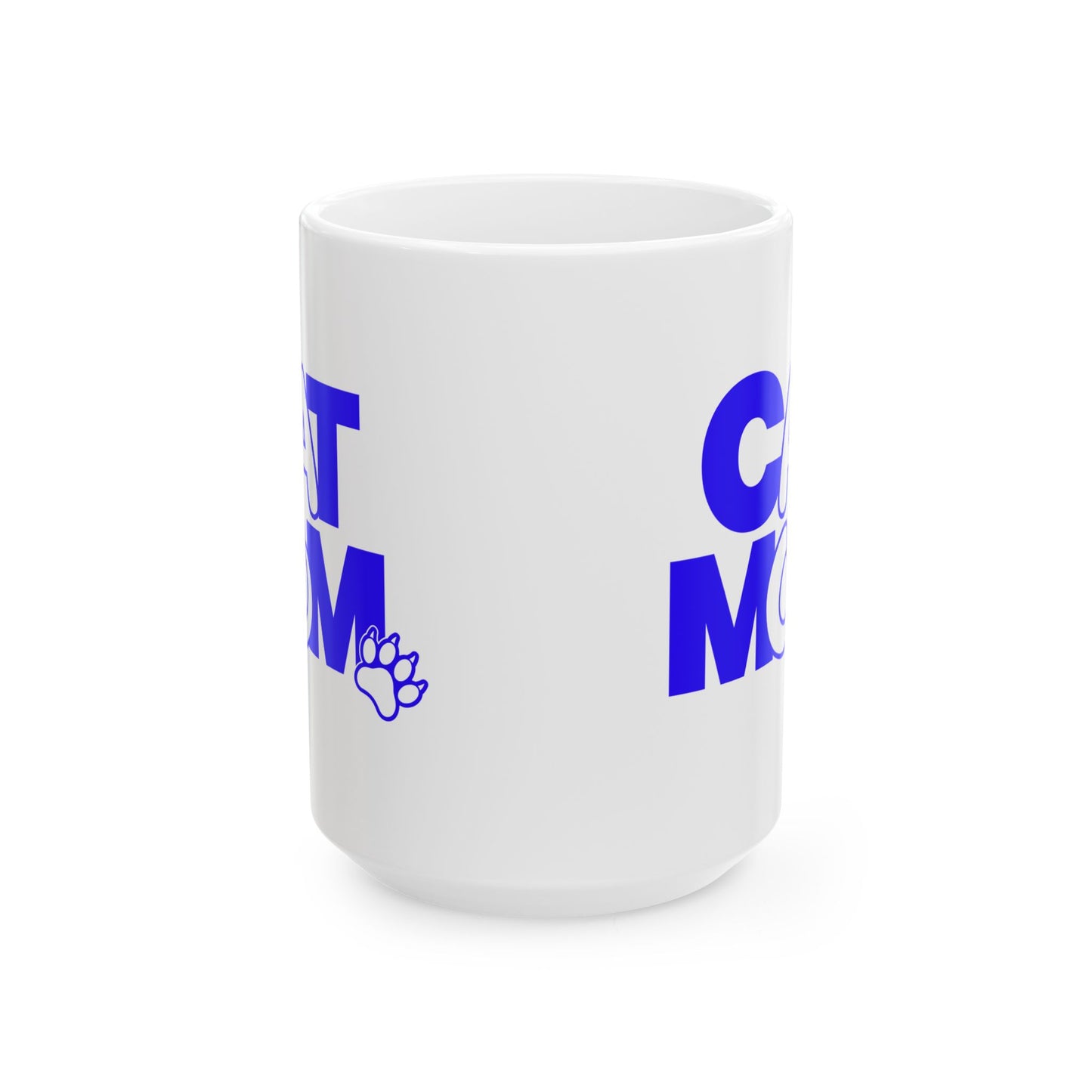 Cat mom blue Mug