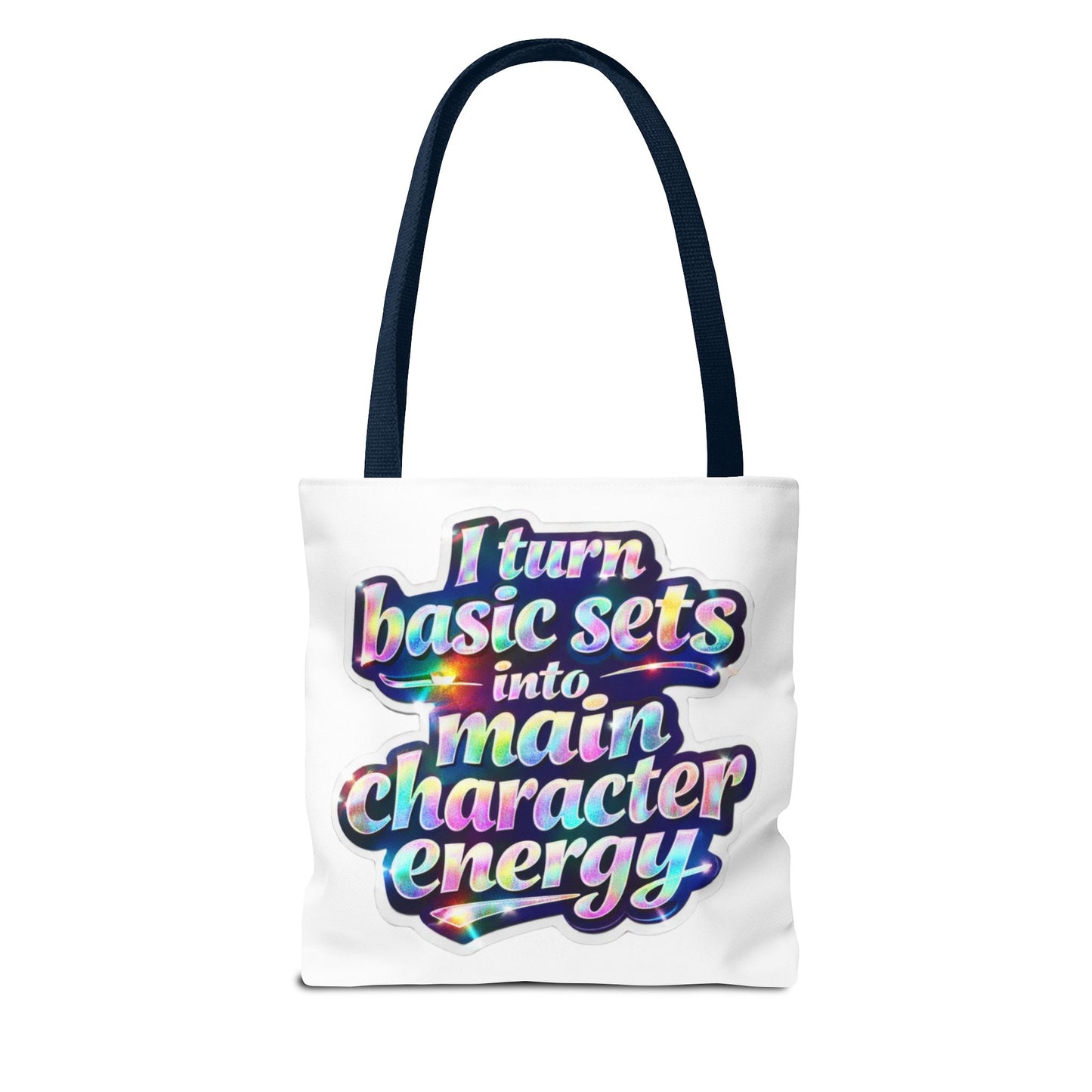 I turn basic sets into main character energy Tote Bag