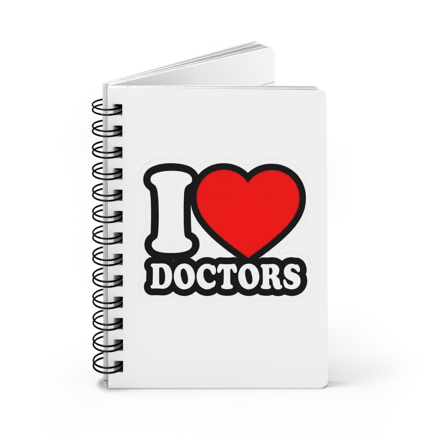 I love doctors faux sticker Journal