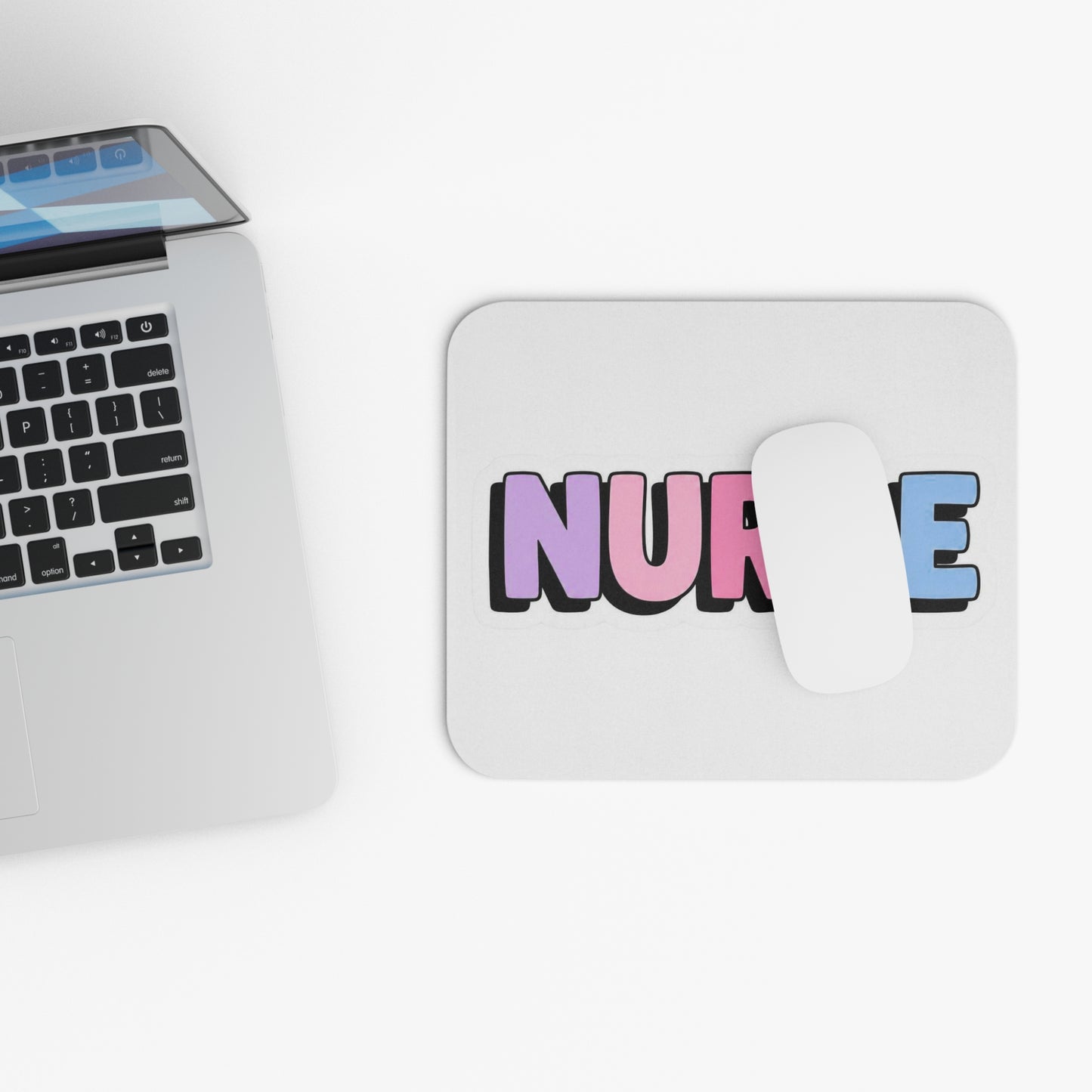 NURSE faux sticker Mouse Pad