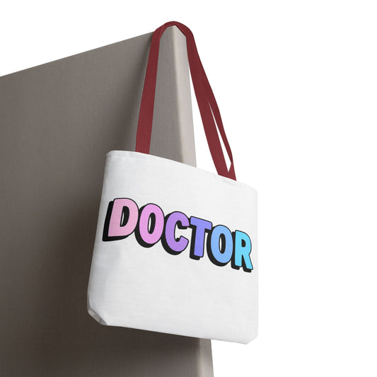 DOCTOR faux sticker Tote Bag