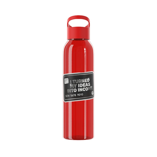 I turned my ideas into income Water Bottle