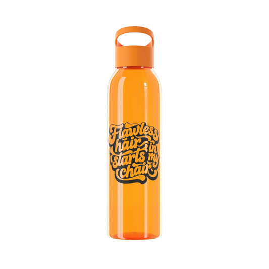 Flawless hair starts in my chair Water Bottle