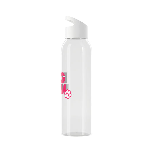 Dog mom pink Water Bottle