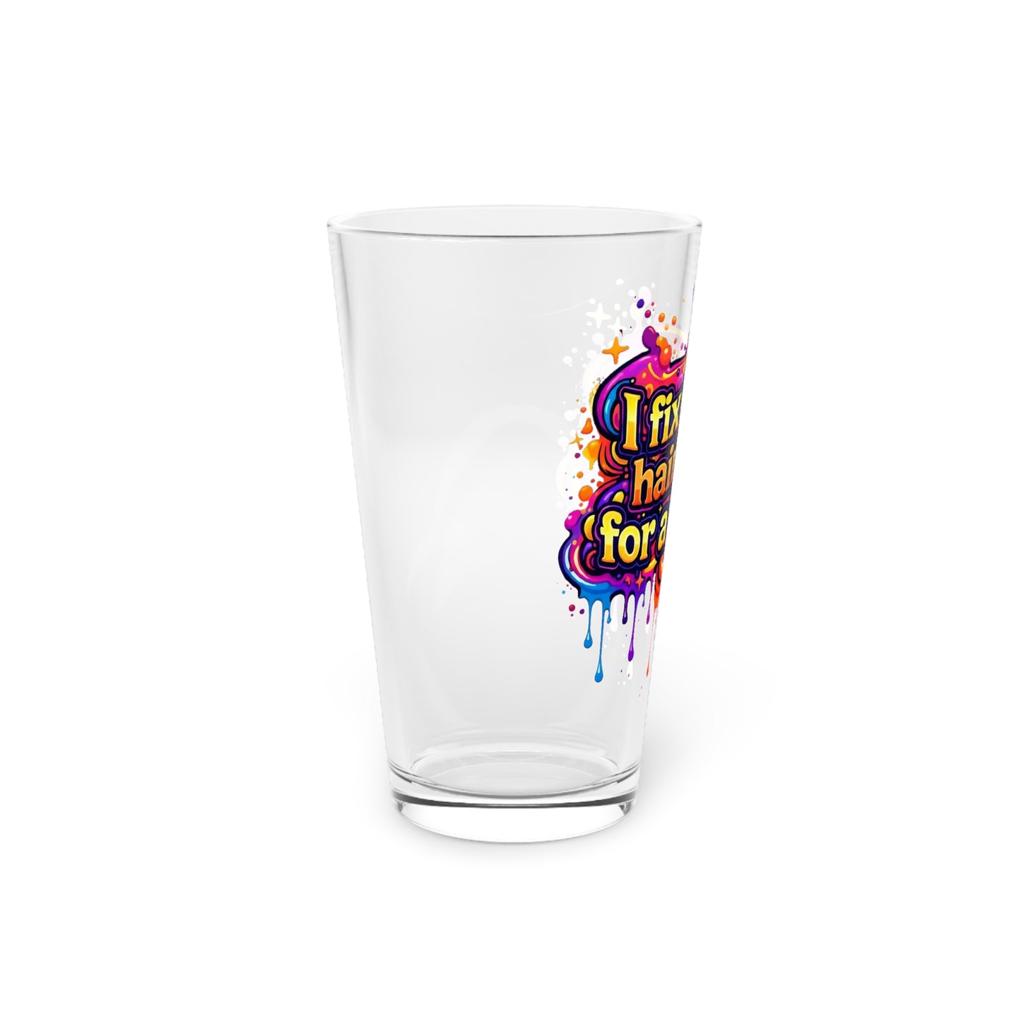 I fix bad hair days for a living Beer Glass