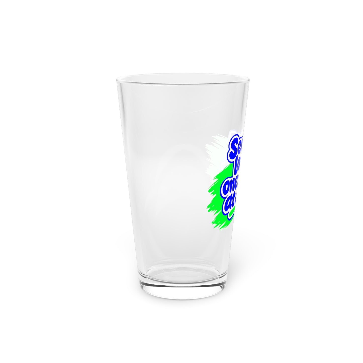Serving looks one client at a time Beer Glass