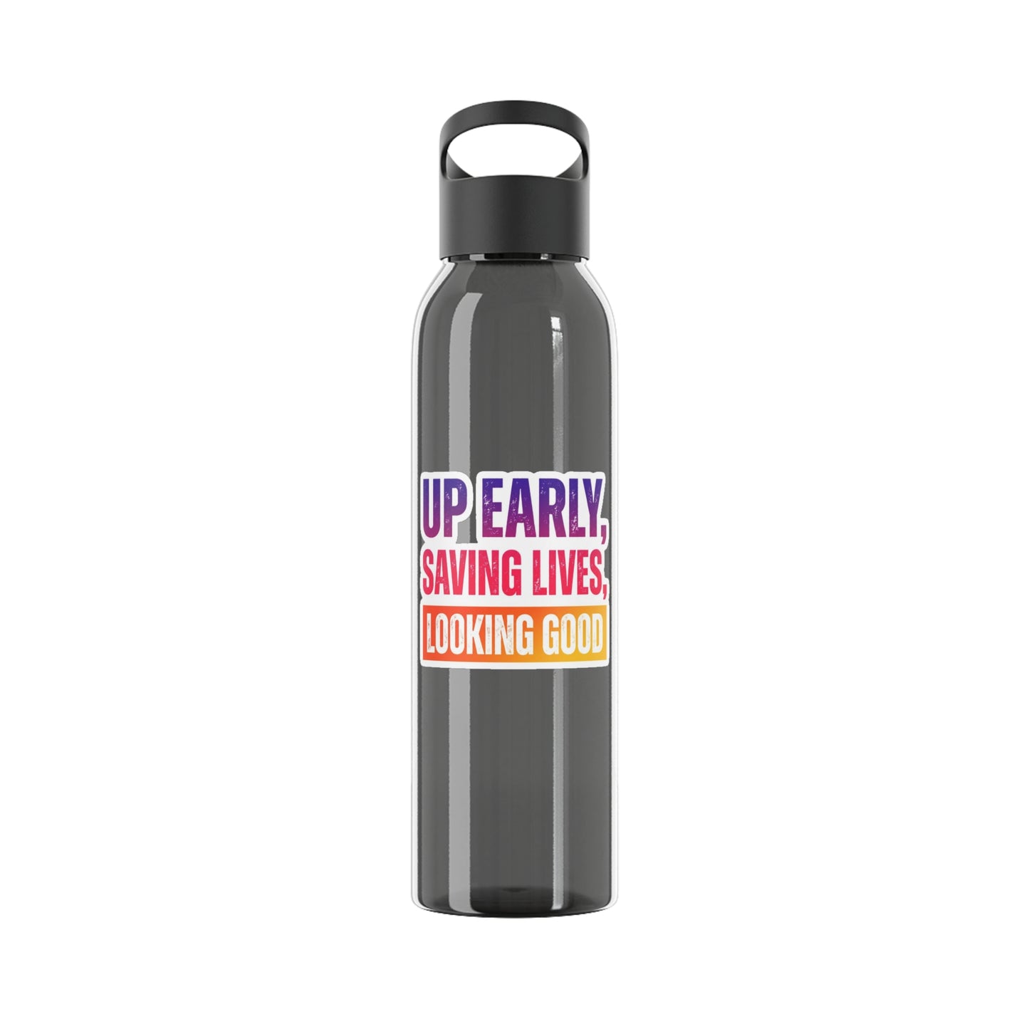 Up early, saving lives, looking good Water Bottle