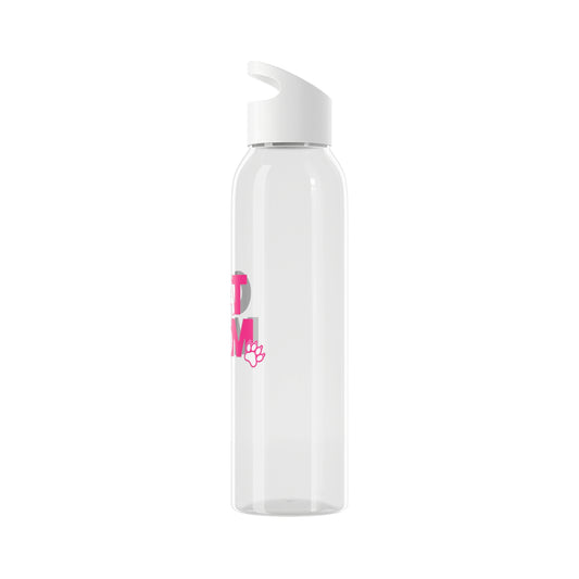 Cat mom pink Water Bottle