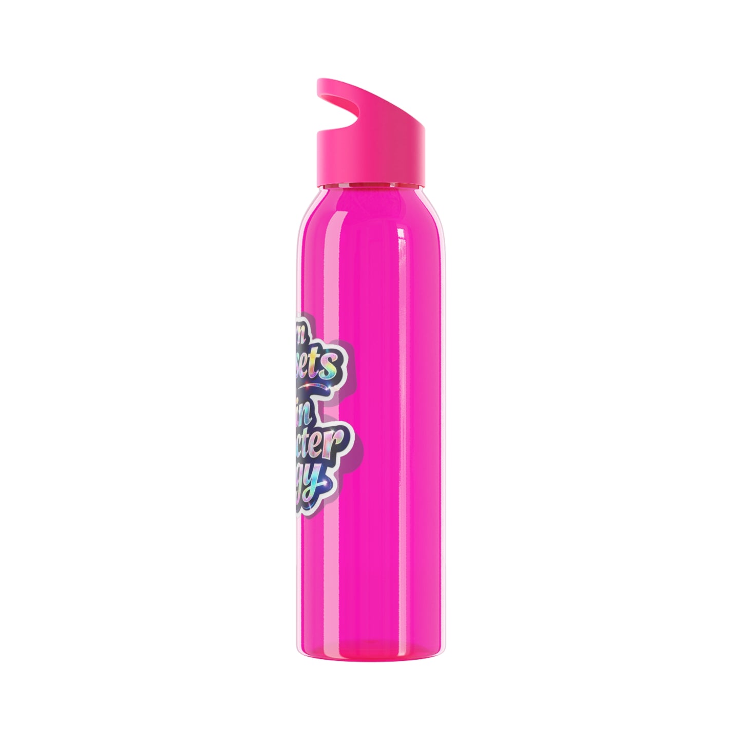 I turn basic sets into main character energy Water Bottle