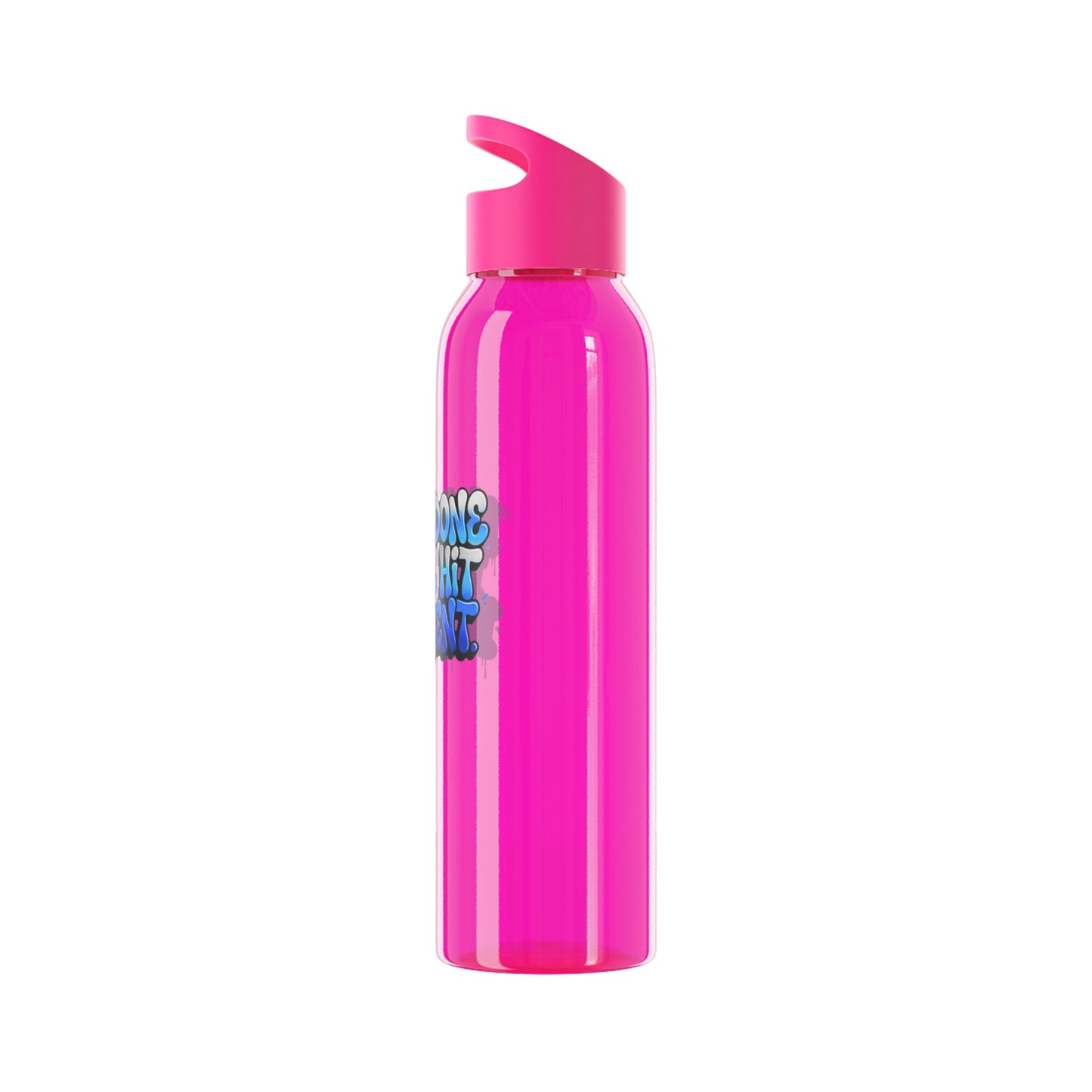 Nails done by me hit different Water Bottle
