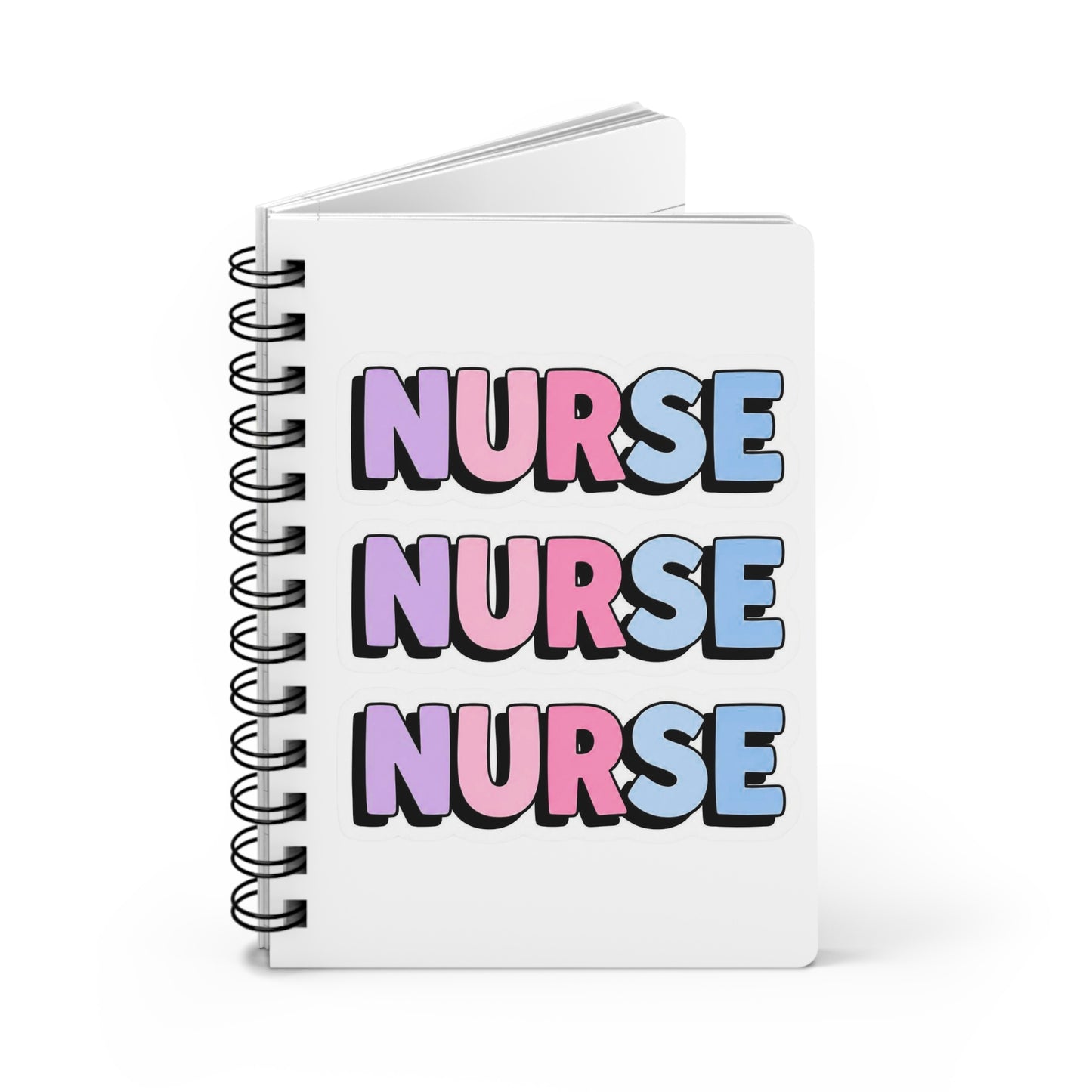 NURSE faux sticker Journal