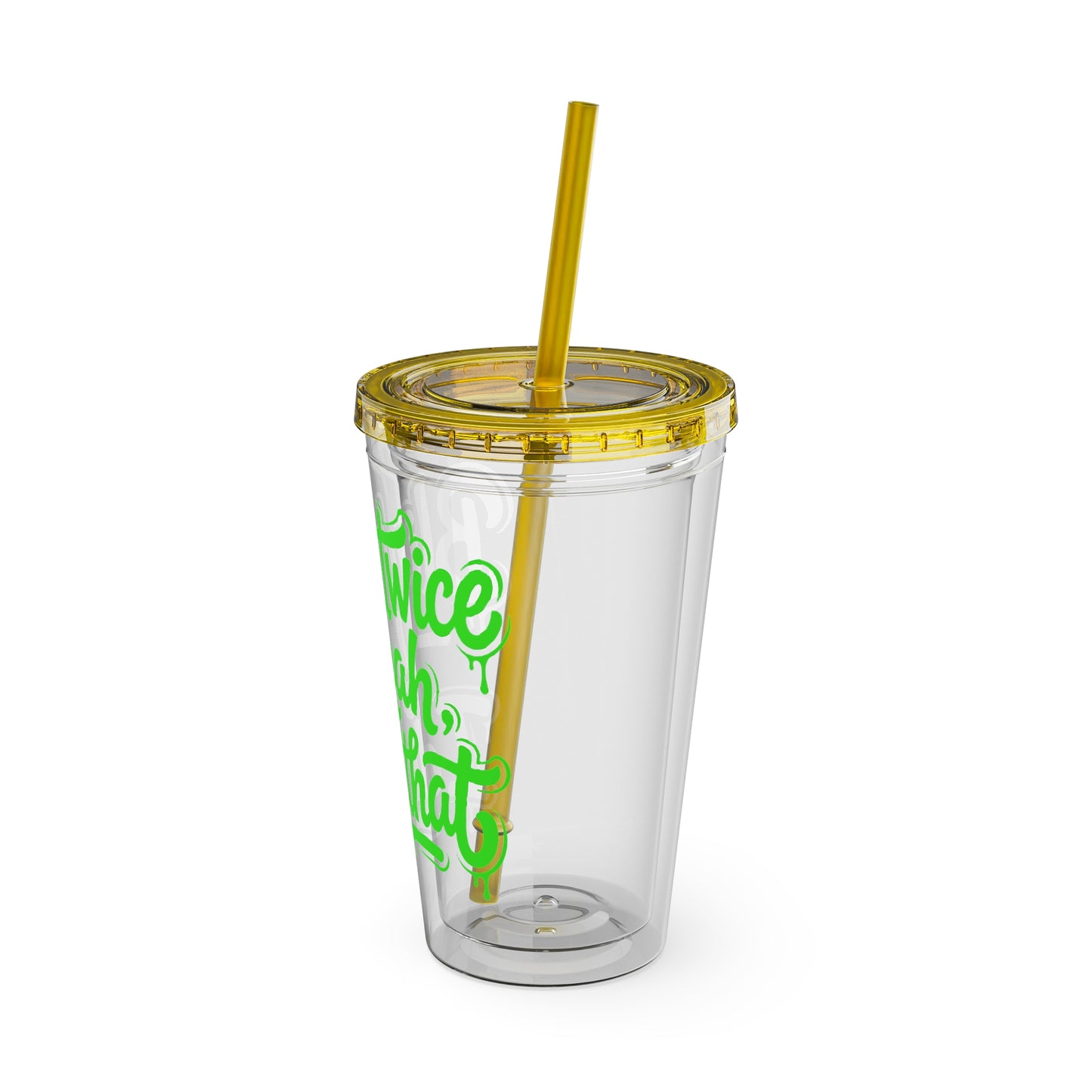 Blink twice yeah I did that Clear Insulated Cup