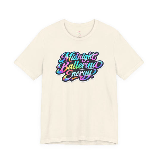 Midnight ballerina energy T-shirt