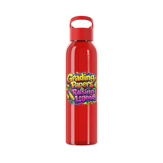 Grading papers & raising legends Water Bottle