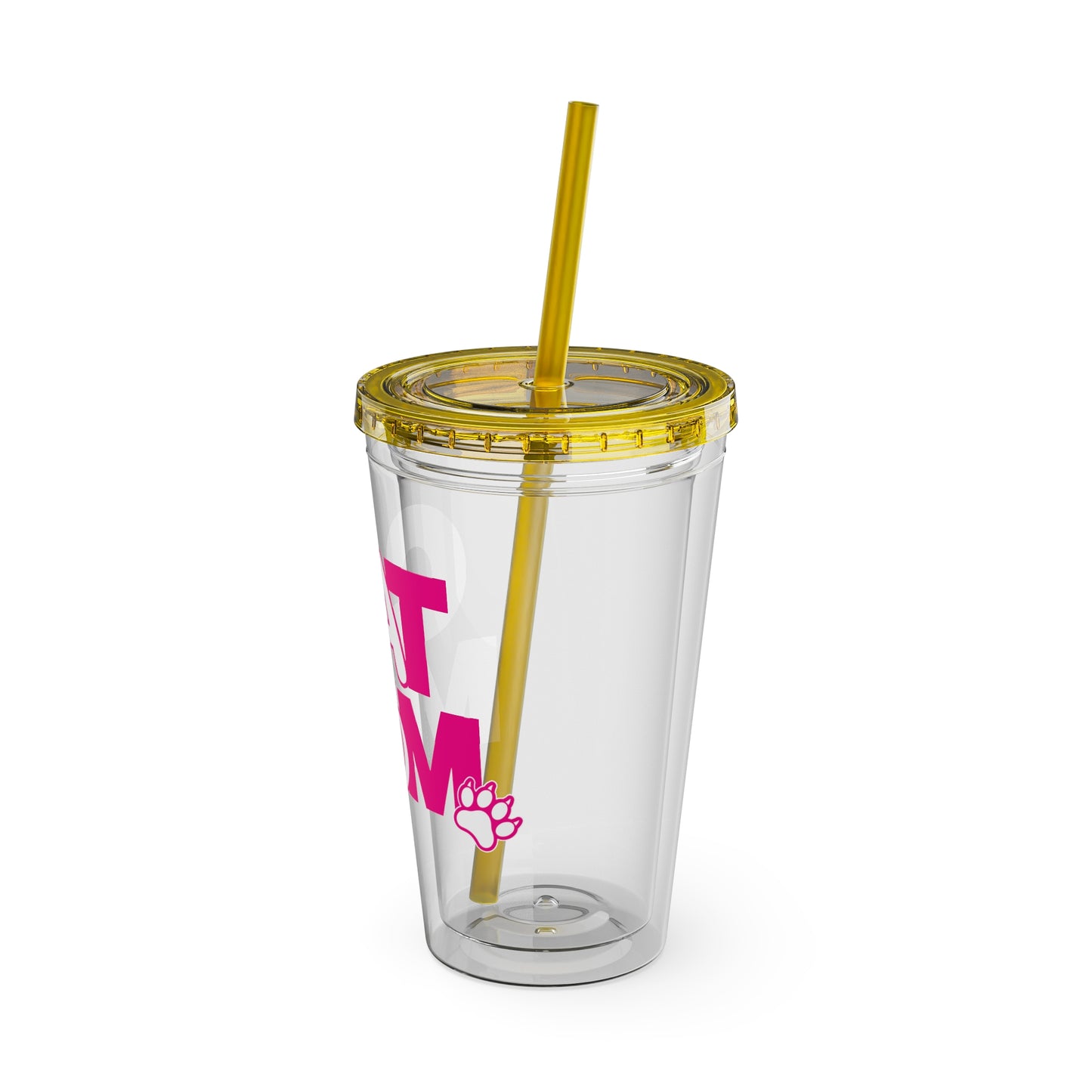 Cat mom pink Insulated Cup