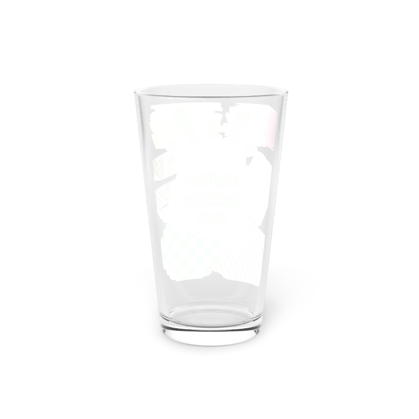 Matcha made me do it Beer Glass