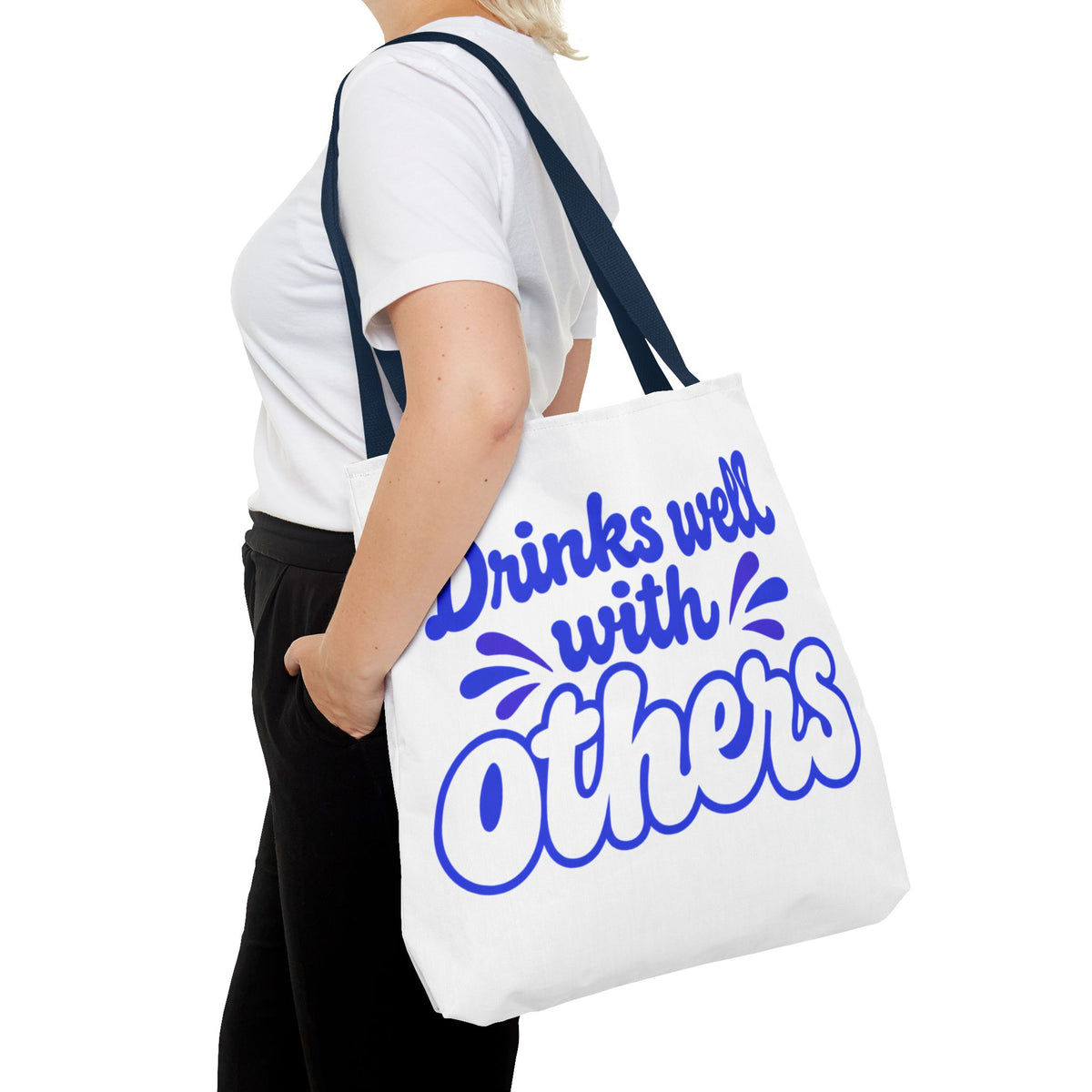 Drinks well with others Tote Bag