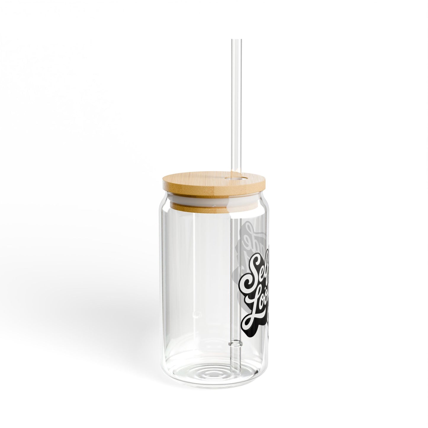 Self-made looks good on me Sipper Glass
