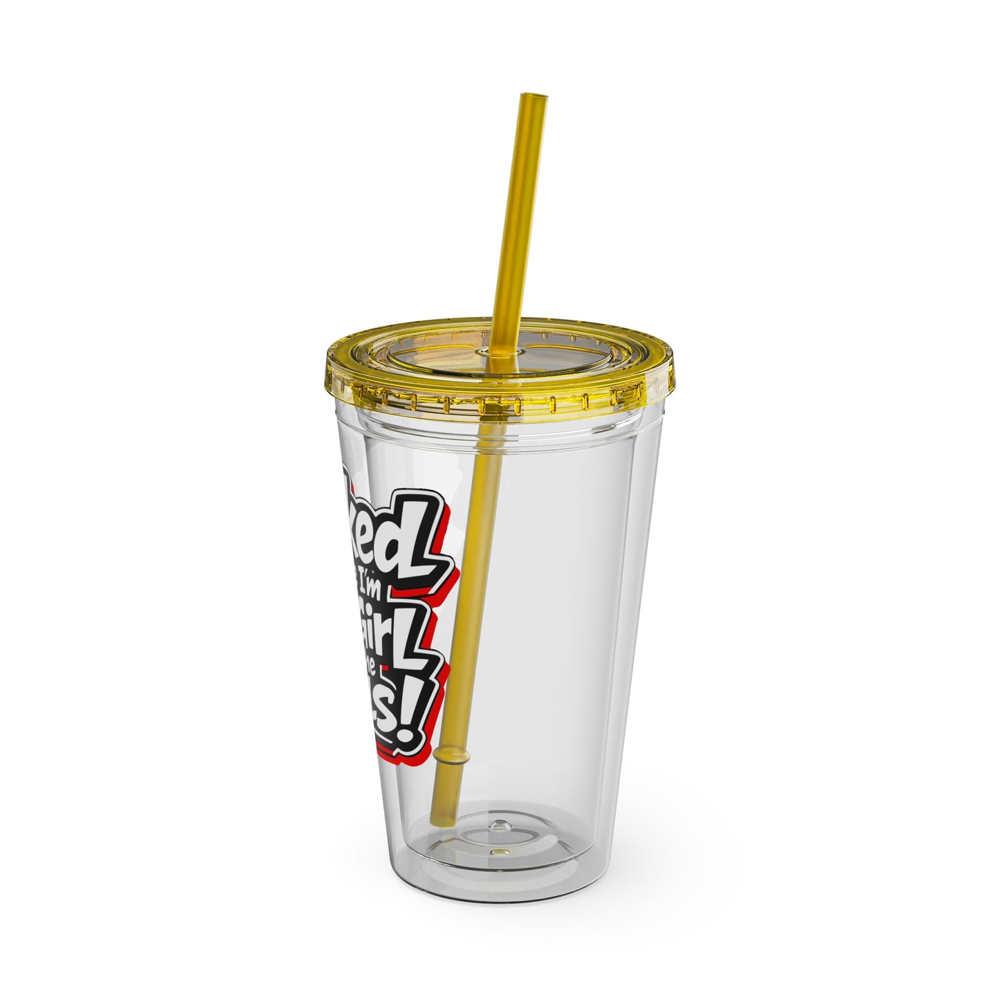 Booked because I'm that girl with the nails Clear Insulated Cup
