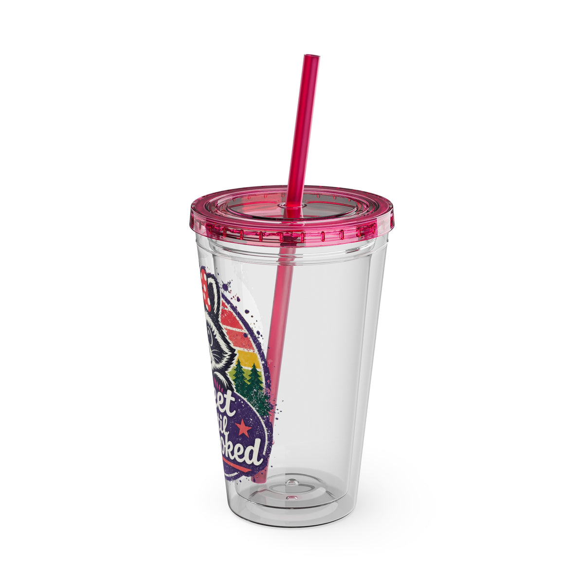 Sweet until provoked Clear Insulated Cup