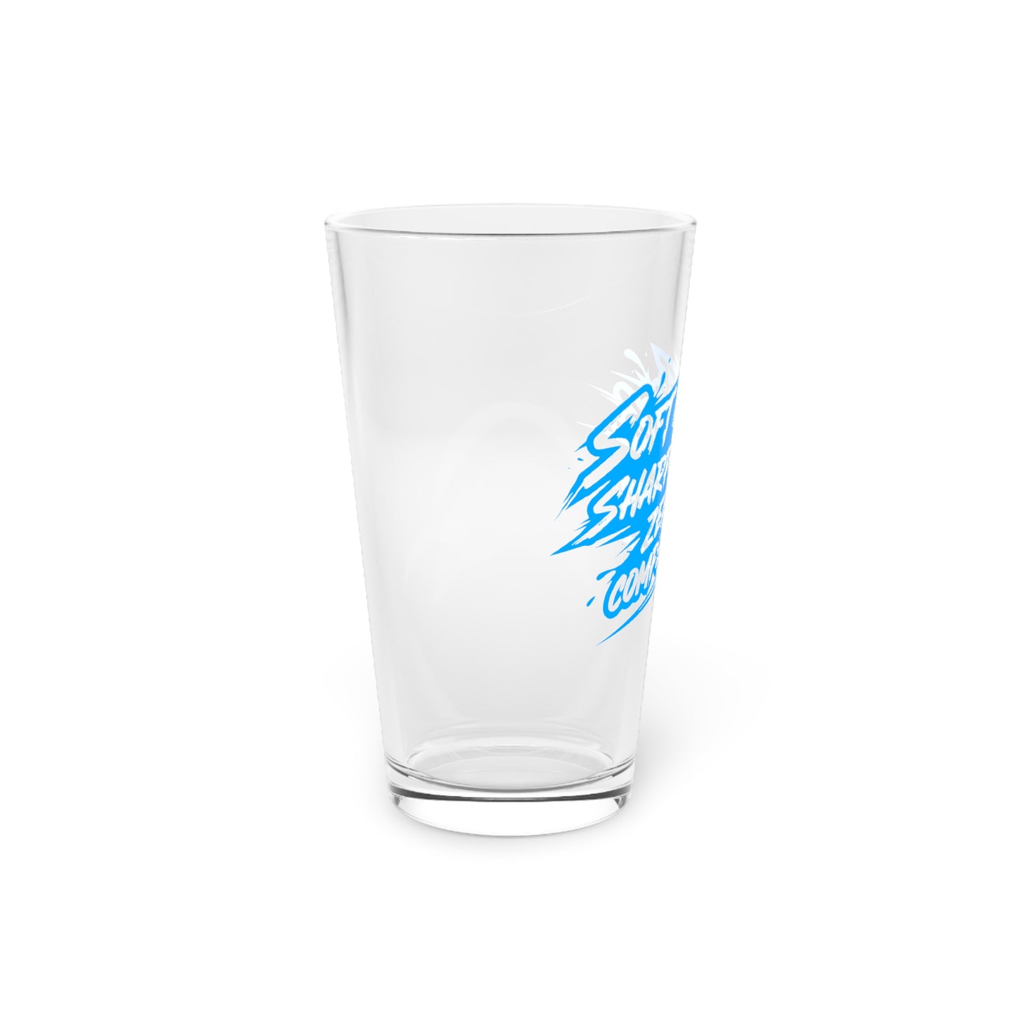 Soft life sharp nails zero competition Beer Glass