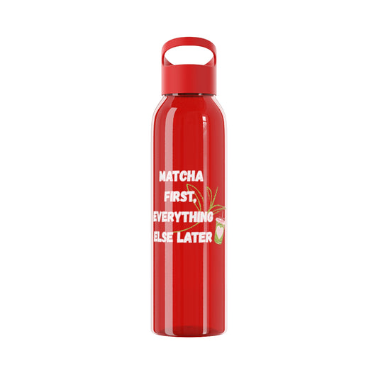 Matcha First, Everything Else Later Water Bottle