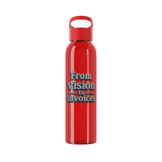From vision to invoices Water Bottle