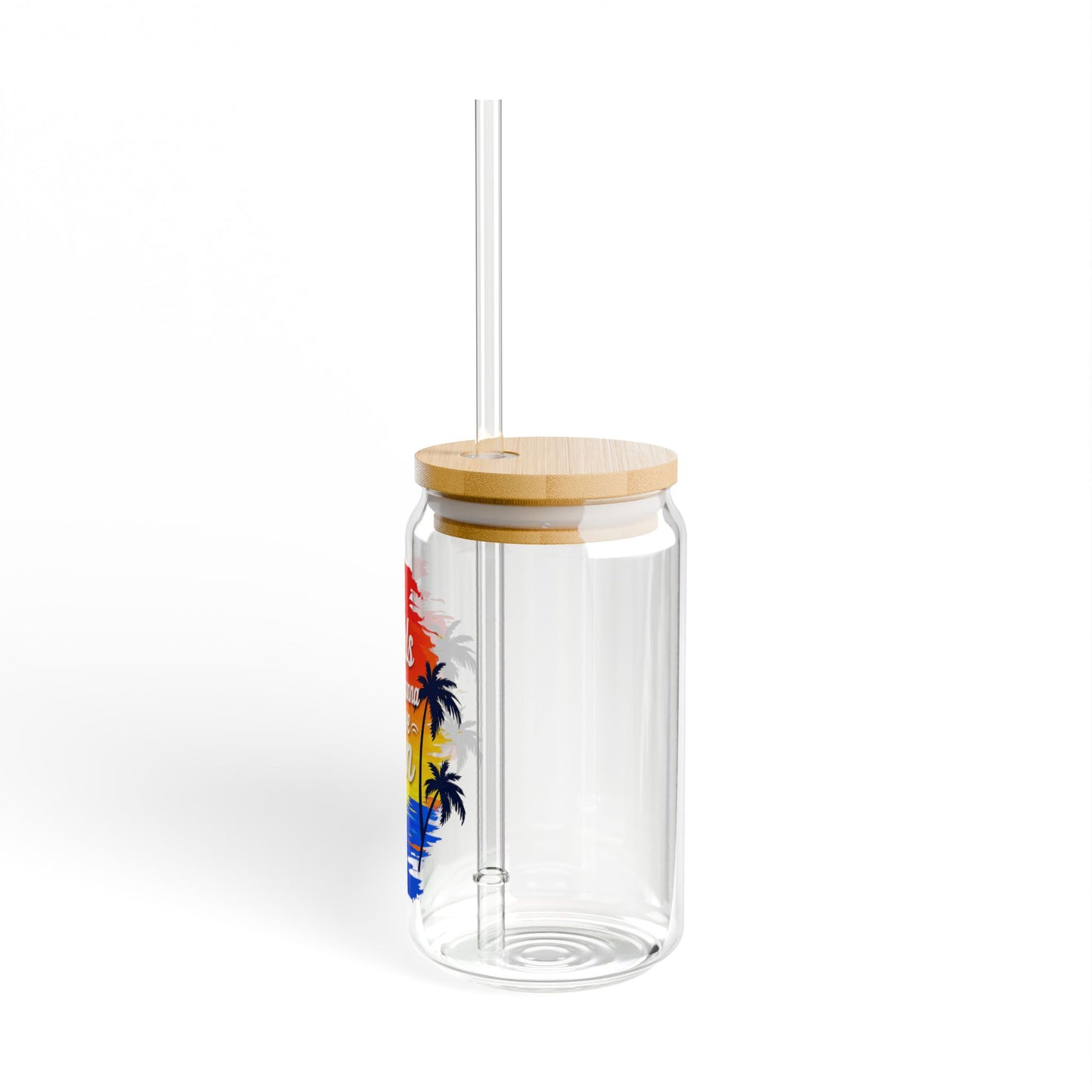 Girls just wanna have sun Sipper Glass