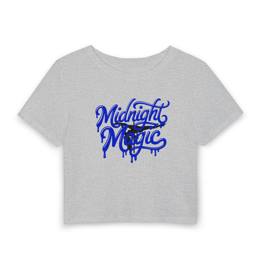 Midnight Magic Crop Tee