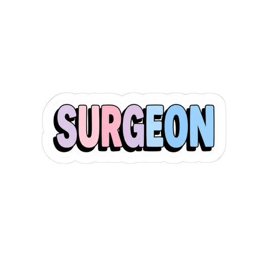 SURGEON faux Sticker