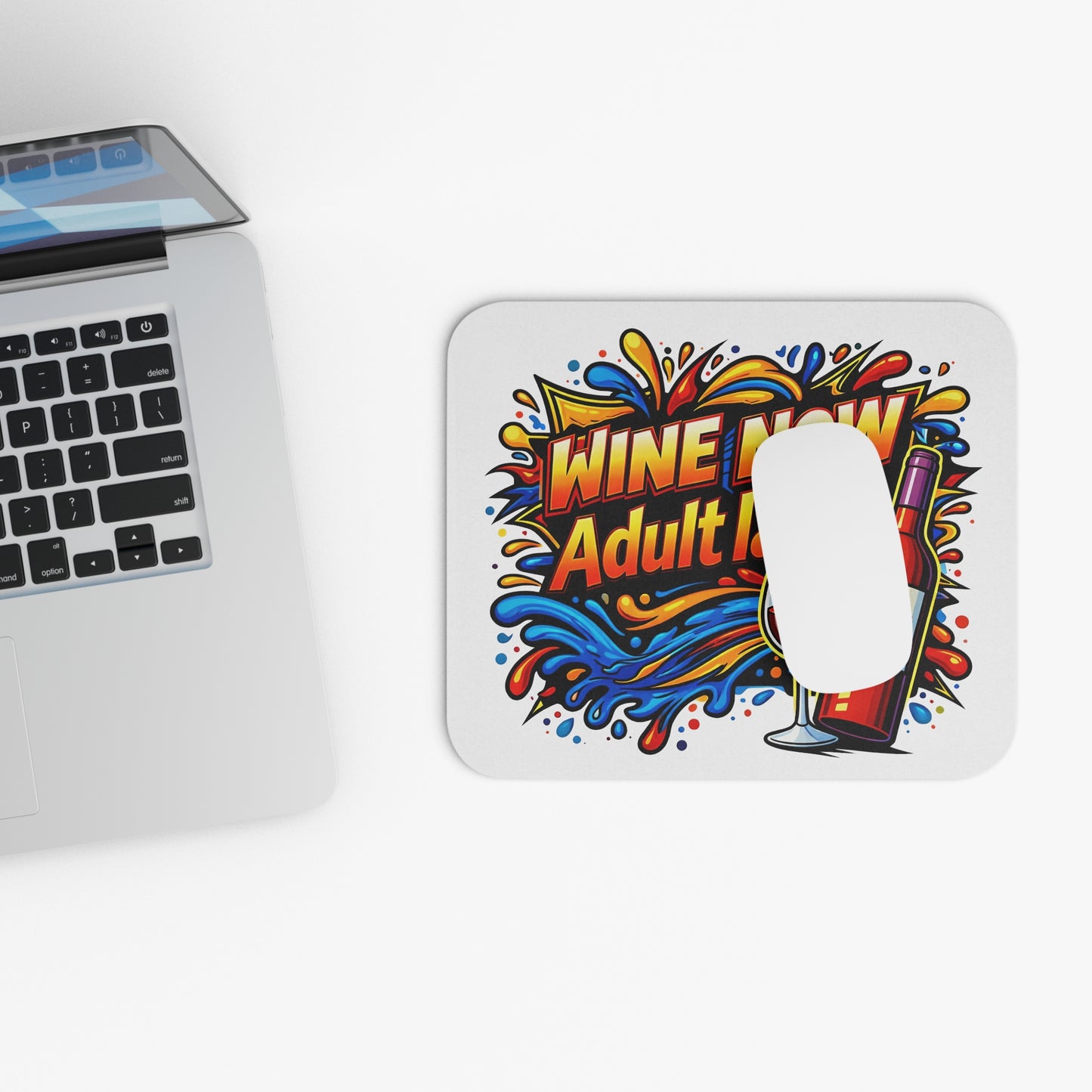 WINE NOW Adult later Mouse Pad
