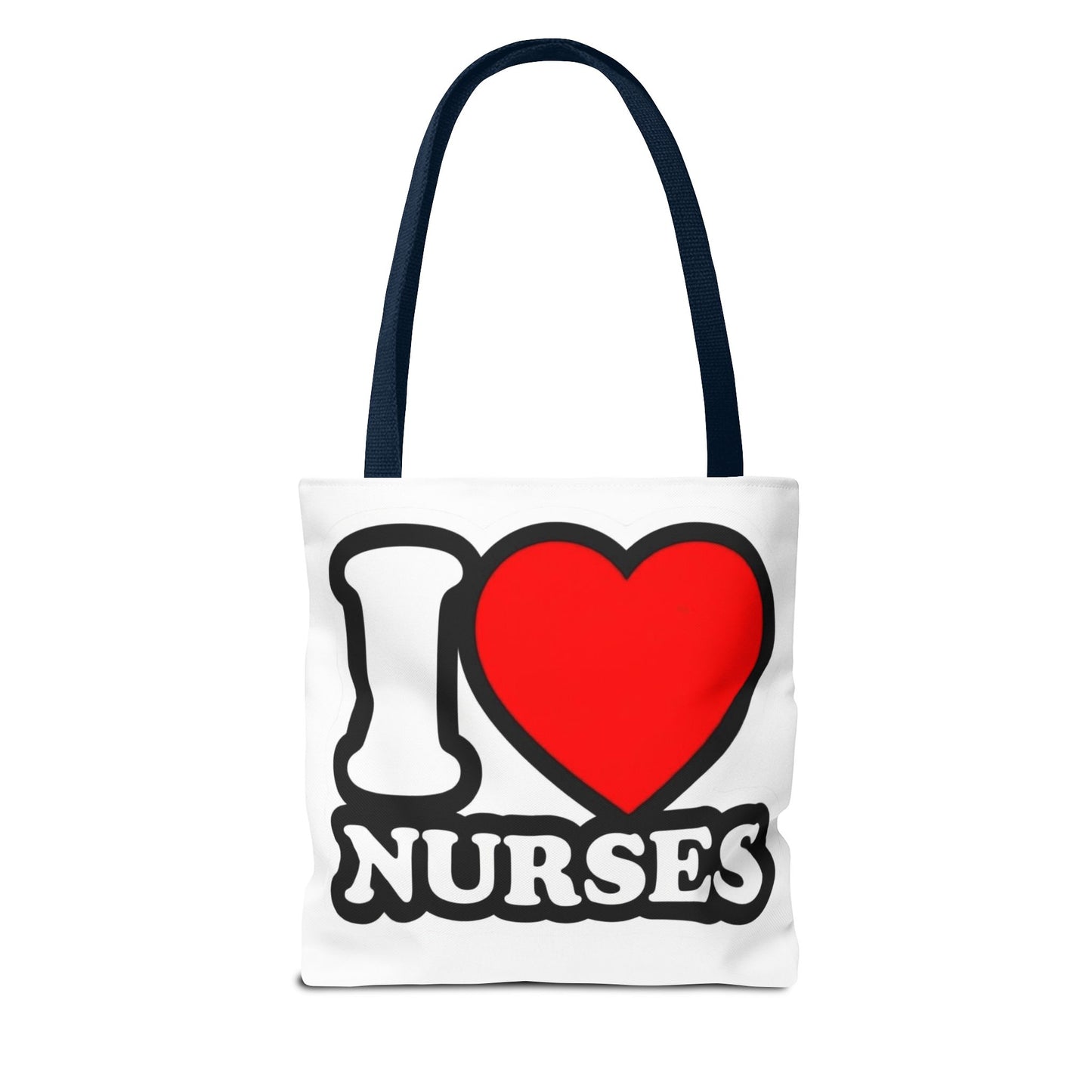 I love nurses faux sticker Tote Bag