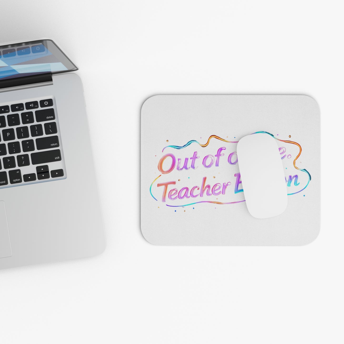 Out of office teacher edition Mouse Pad
