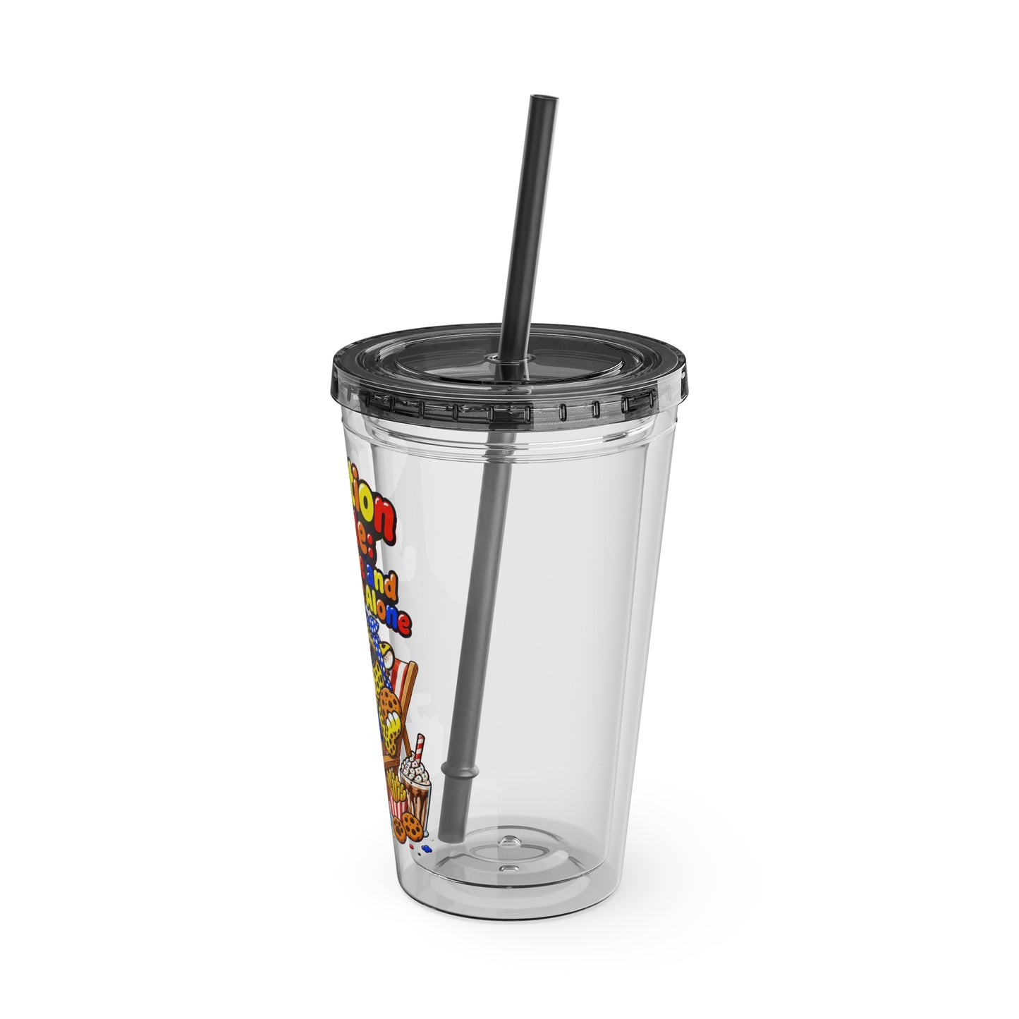 Vacation mode feed me and leave me alone Clear Insulated Cup