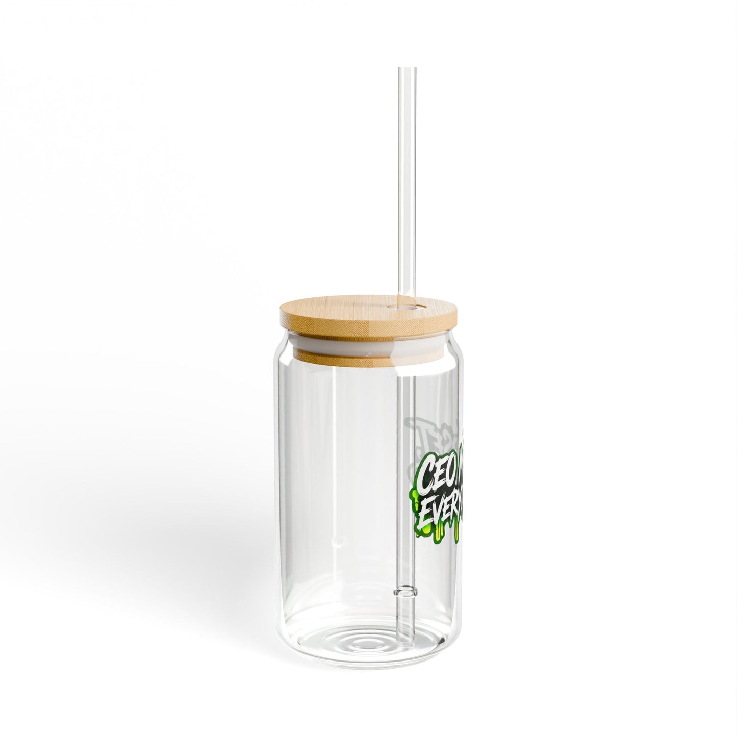 CEO mindset, everyday grind Sipper Glass