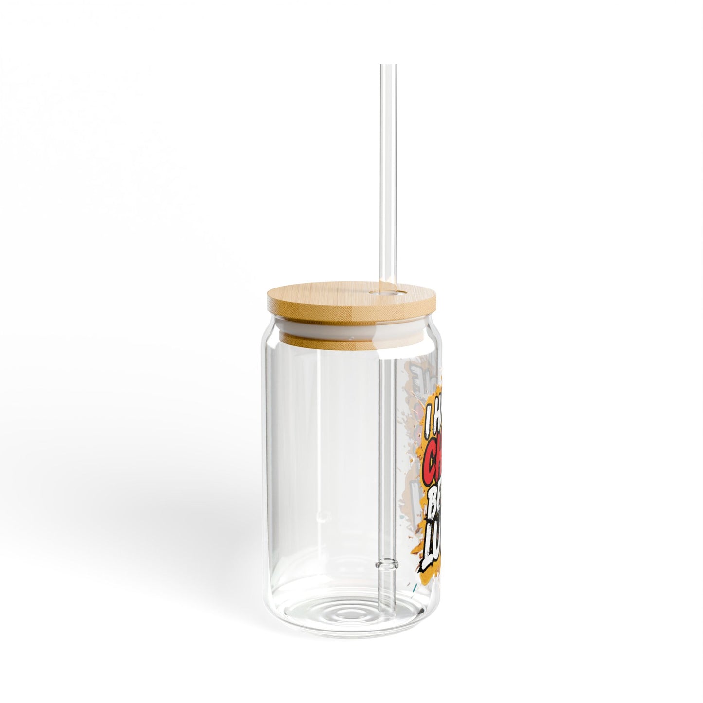 I handle chaos before lunch Sipper Glass