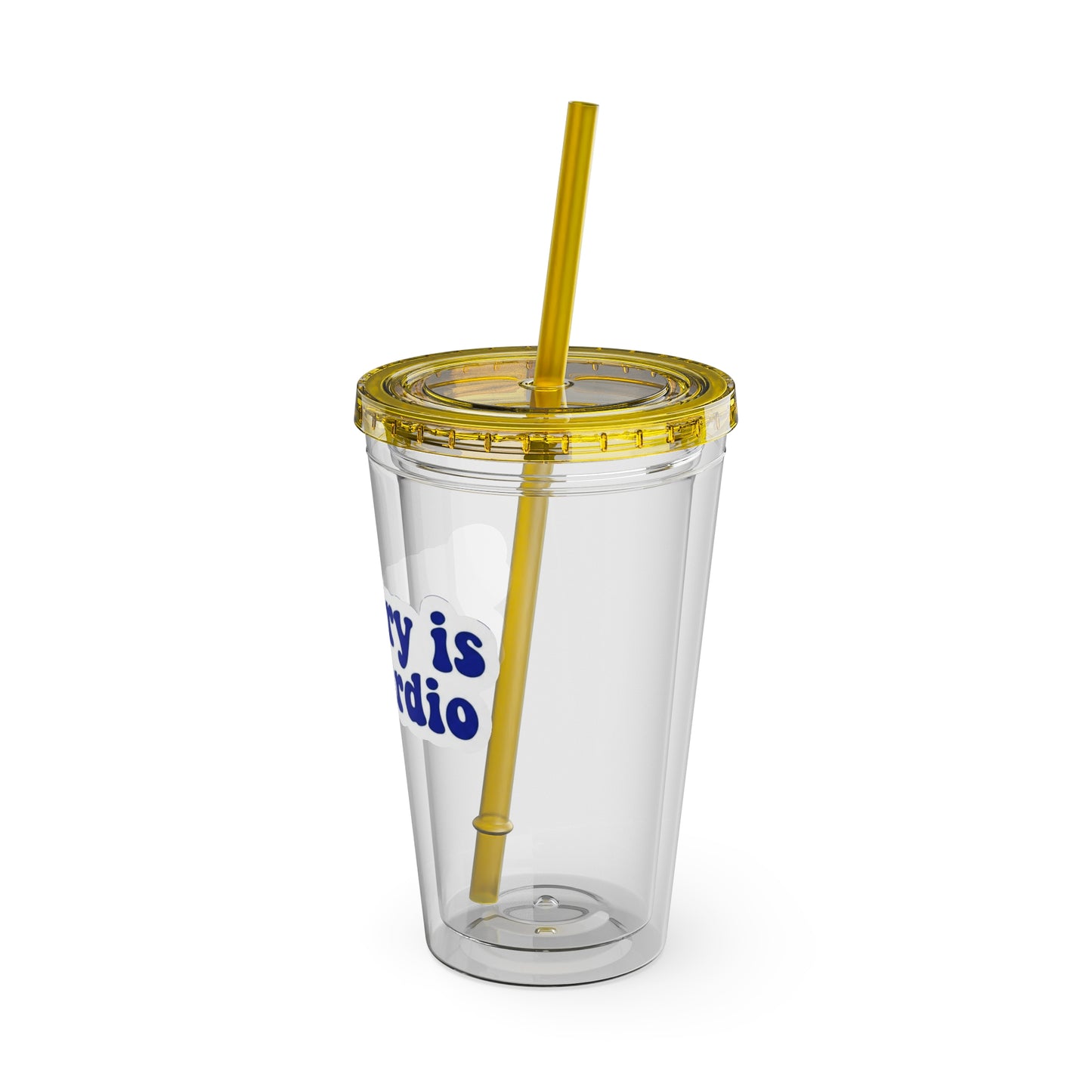 Surgery is my cardio Clear Insulated Cup
