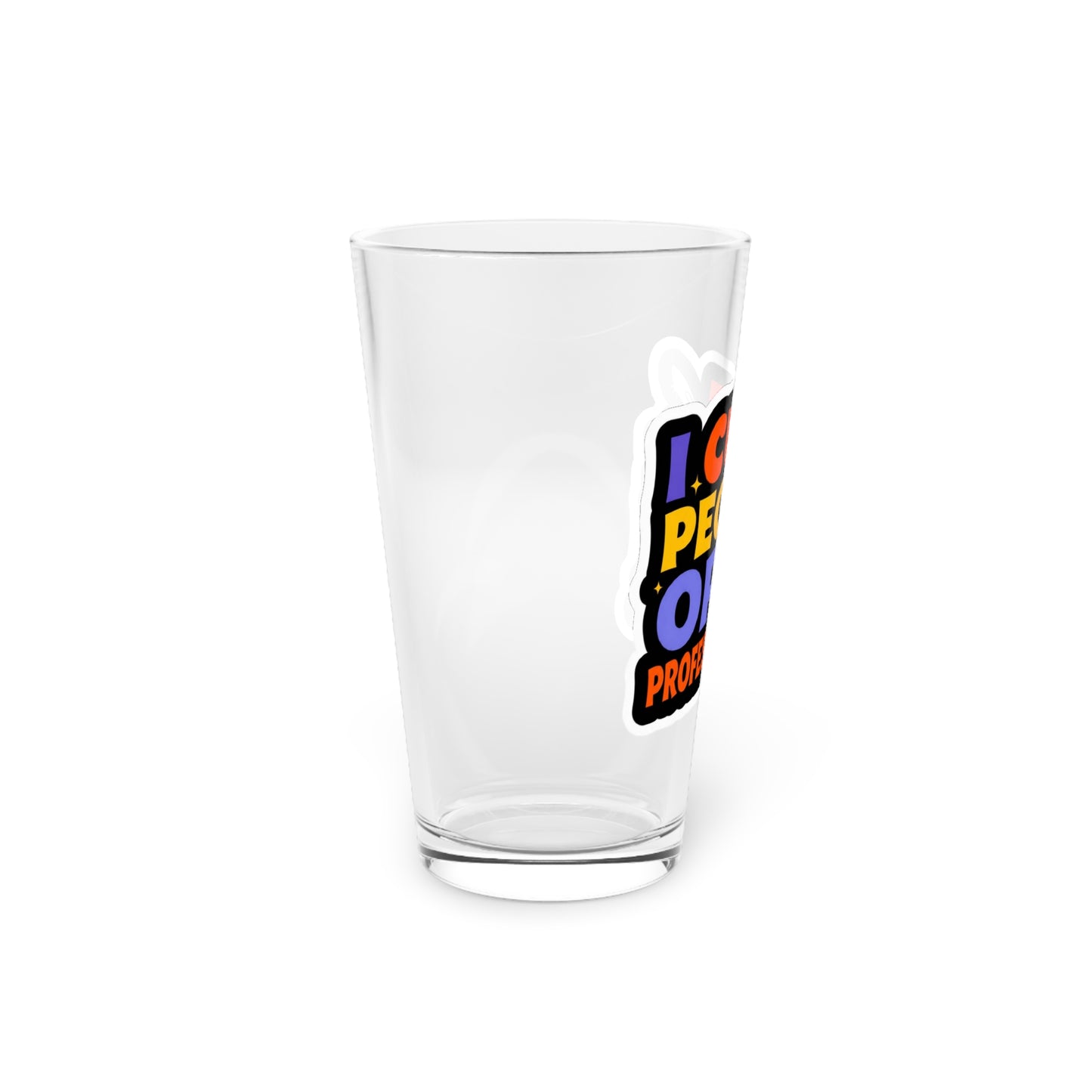 I cut people open professionally Beer Glass