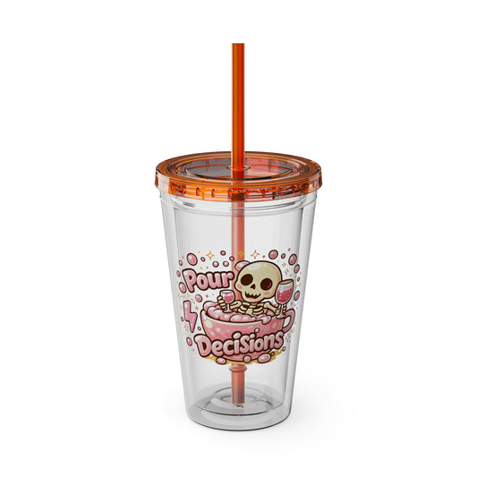 Pour decisions Clear Insulated Cup