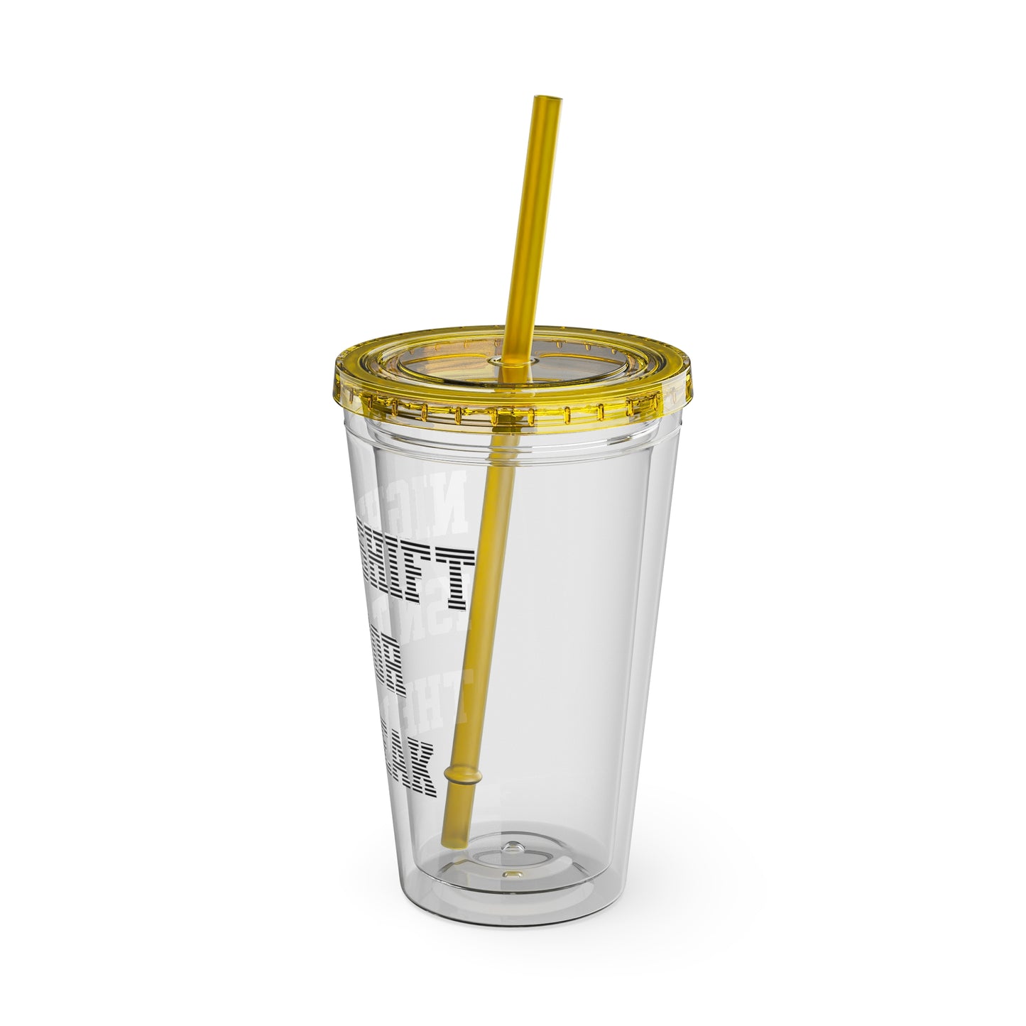 Night shift isn't for the weak Clear Insulated Cup