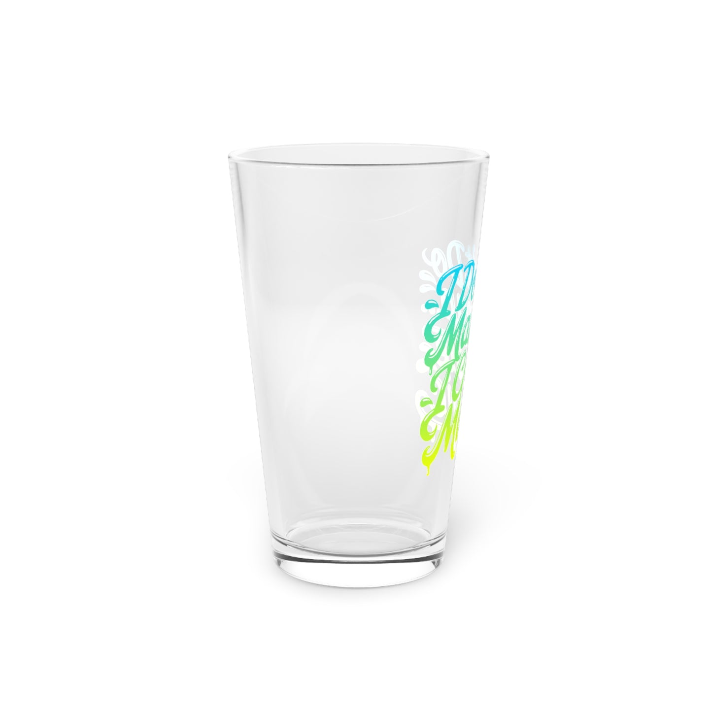 I don't do make up I create magic Beer Glass