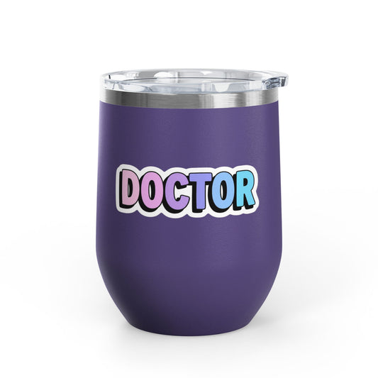 DOCTOR faux sticker Tumbler