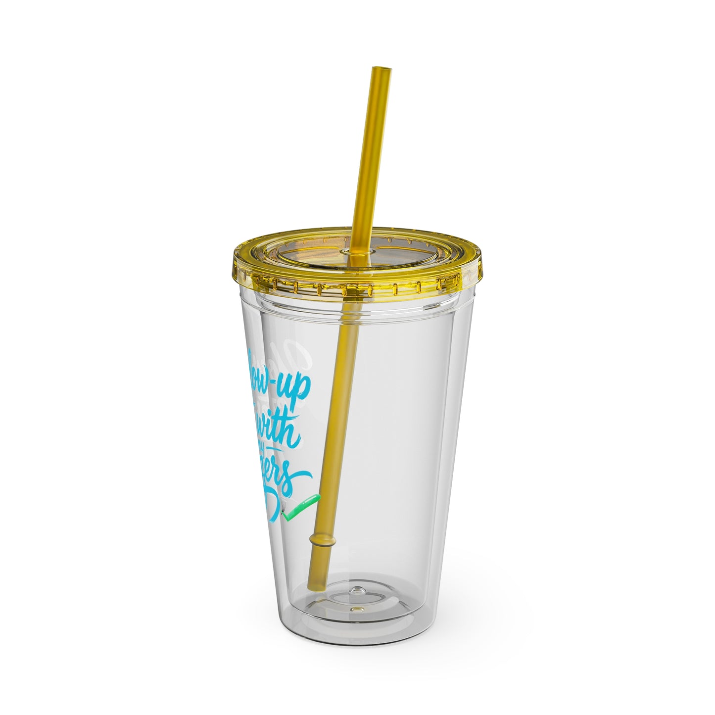 Your glow up starts with my tweezers Clear Insulated Cup