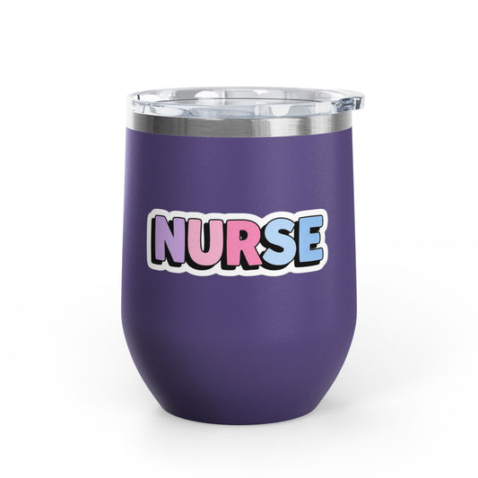 NURSE faux sticker Tumbler
