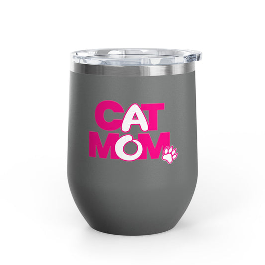 Cat mom pink Tumbler