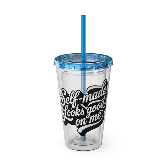 Self-made looks good on me Insulated Cup