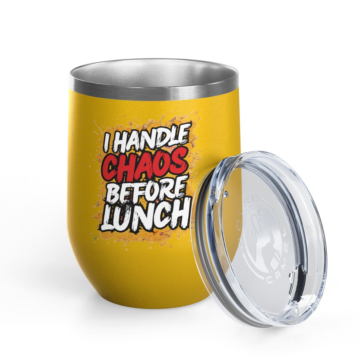 I handle chaos before lunch Tumbler