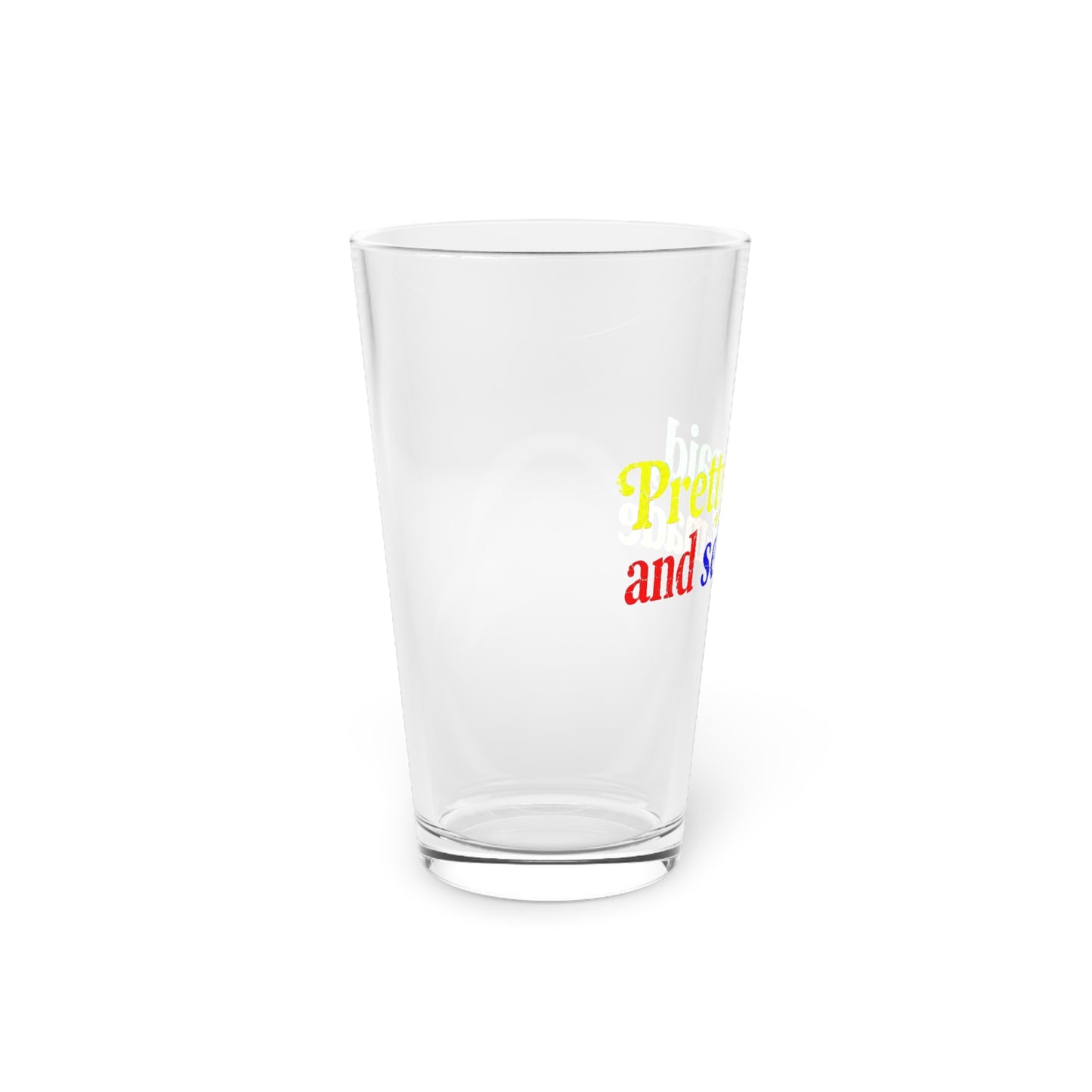 Pretty, paid, and self-made Beer Glass